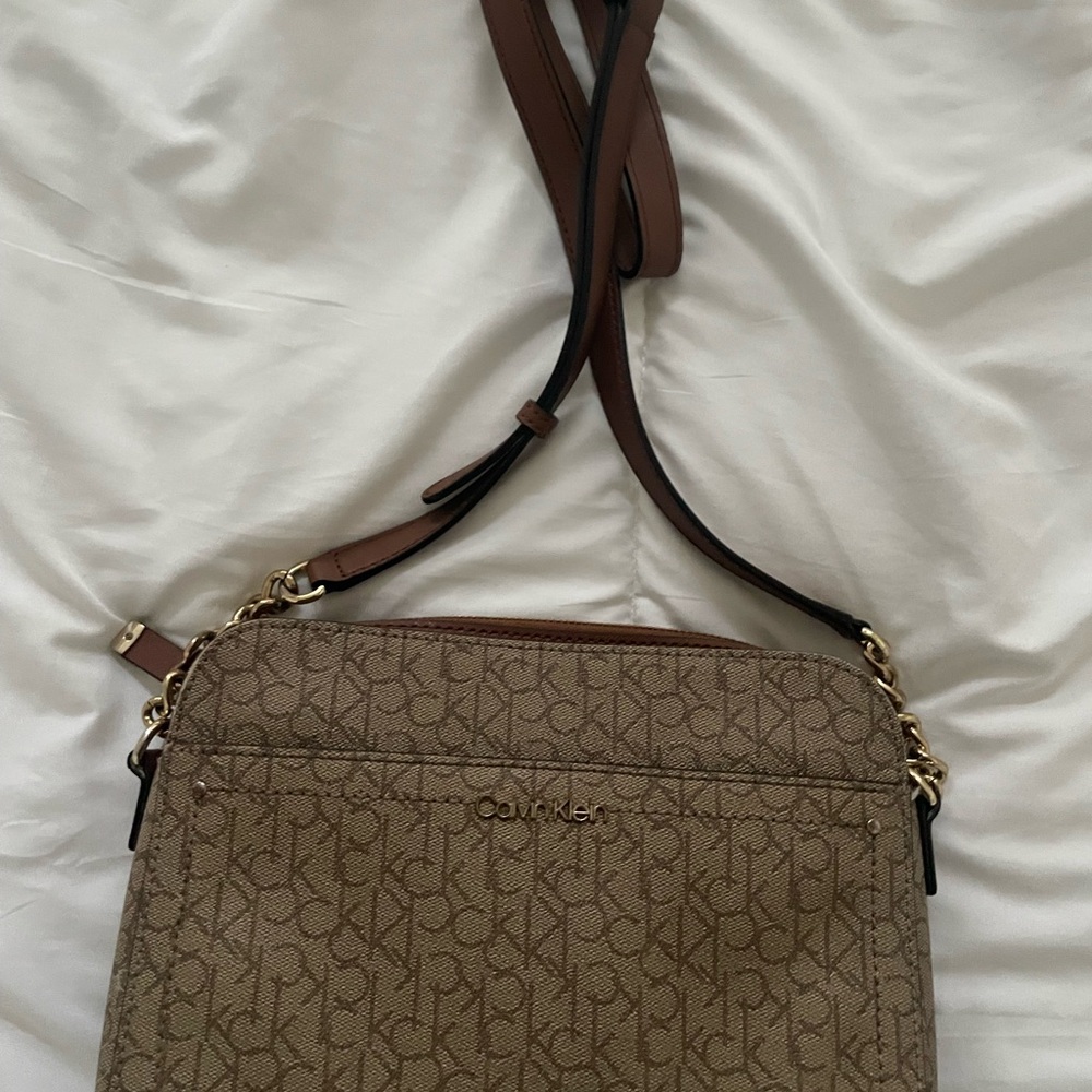 Calvin Klein Brown Crossbody Bag